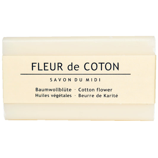 SAVON DU MIDI - Shea Butter Cotton Flower Soap - Luxurious Body Care 🌸🧼