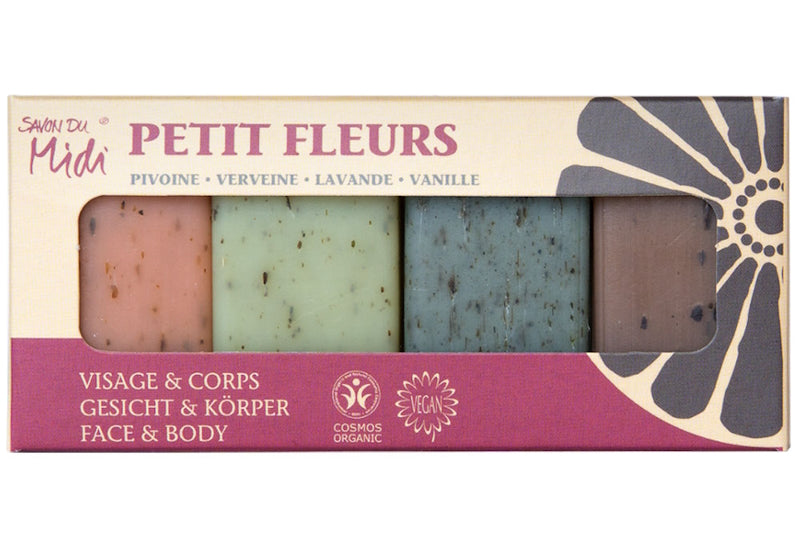 SAVON DU MIDI – Petit Fleurs Soap Set – Organic Vegan Luxury 🌸✨