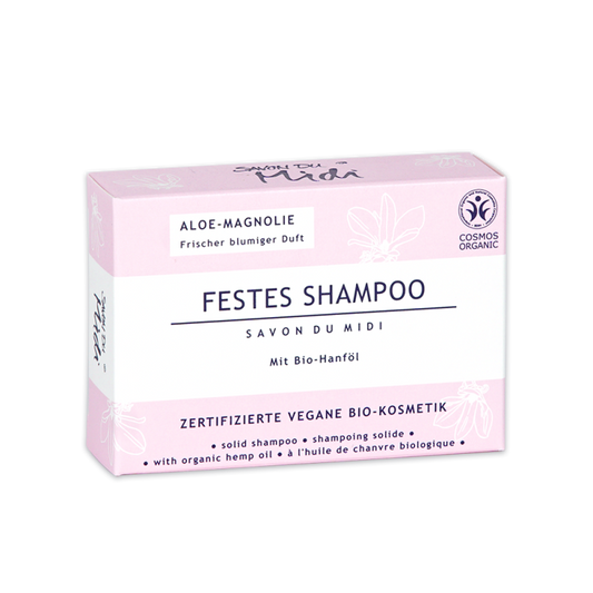 SAVON DU MIDI - Solid Shampoo Aloe-Magnolia - Fresh & Floral 🌸💧