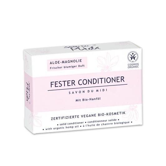 SAVON DU MIDI - Aloe-Magnolie Solid Conditioner - Organic Hair Care 🌿