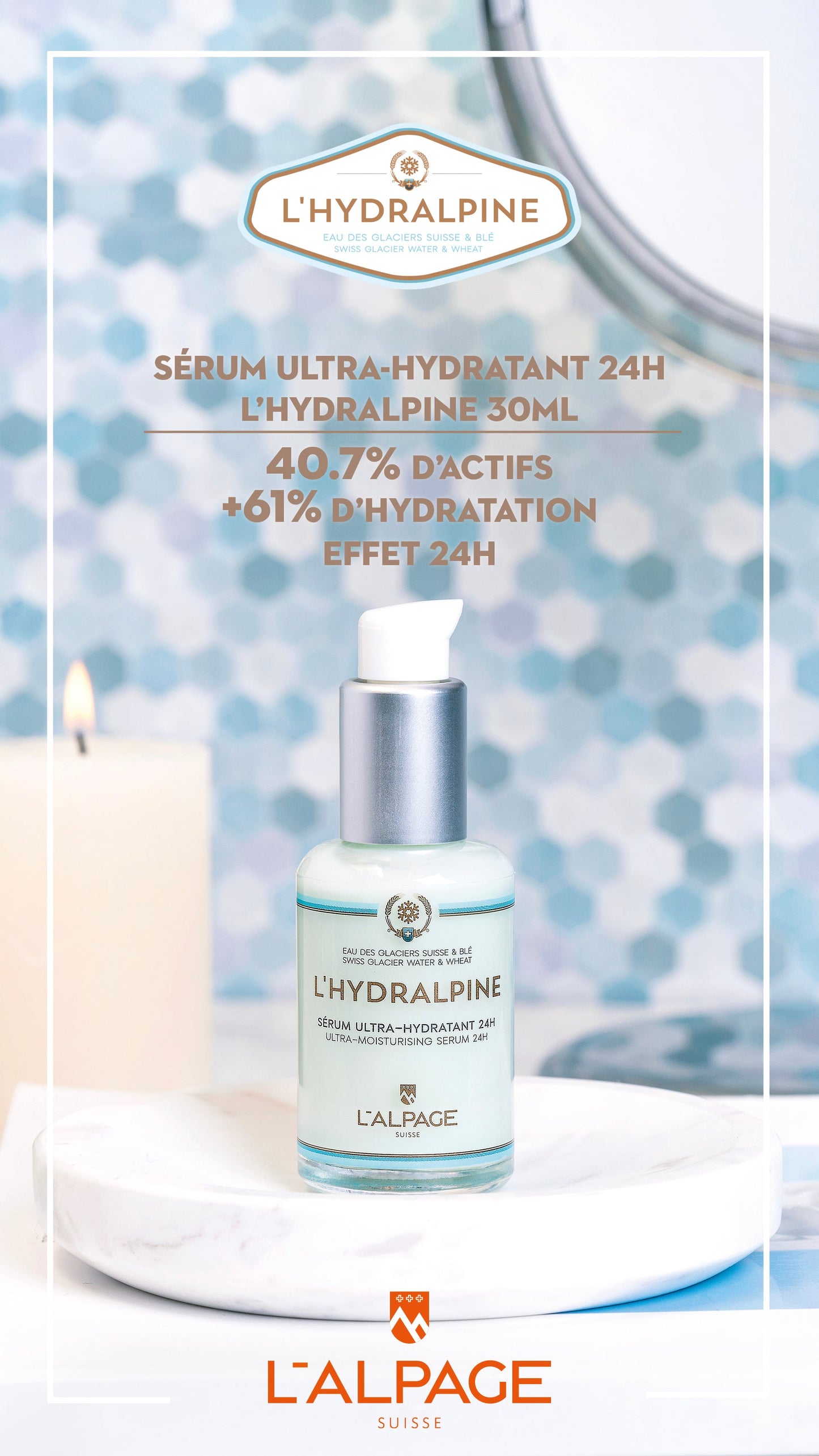 Sérum Ultra-Hydratant 24h L'Hydralpine
