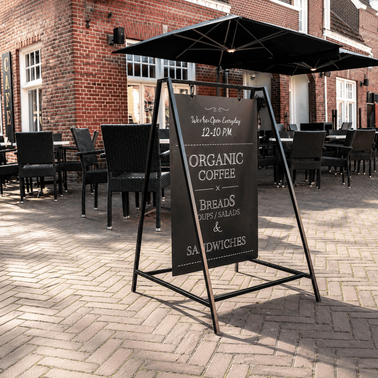 Kundenstopper Swing Board