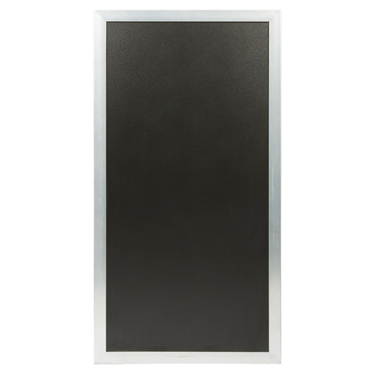Securit® Multiboard Kreidetafel mit Holzrahmen, Silber, 115x60cm, Outdoor