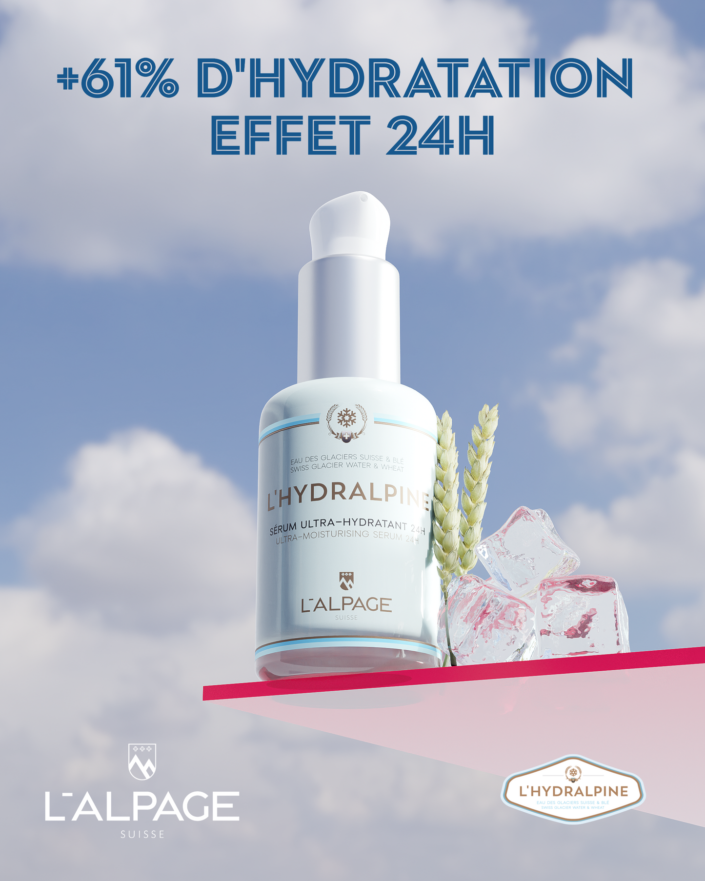 Sérum Ultra-Hydratant 24h L'Hydralpine
