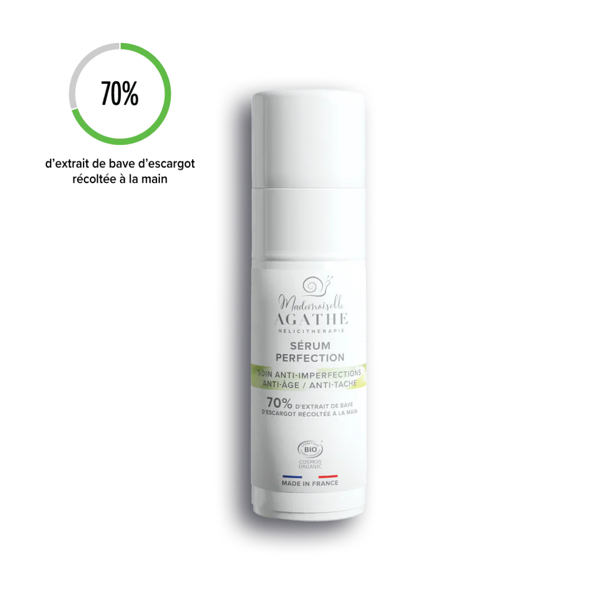 Sérum perfection bio - anti-imperfections, anti-âge, anti-tache - Mademoiselle Agathe