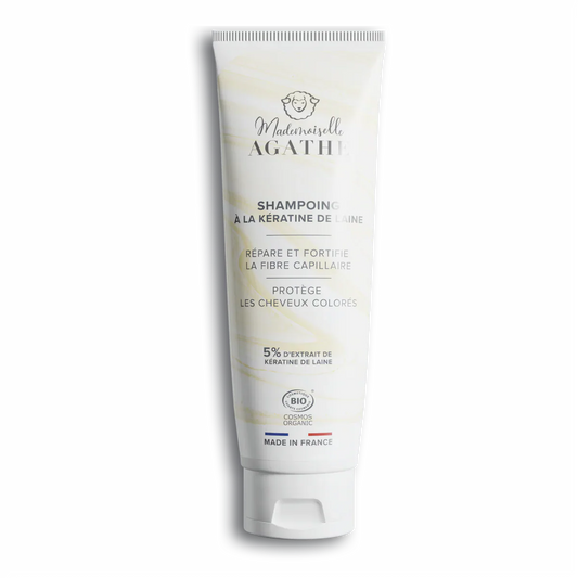 Shampoing à la kératine de laine certifié bio - lave & protège