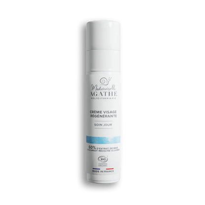Crème jour à la bave d'escargot certifiée bio - hydratante & régénérante - Mademoiselle Agathe
