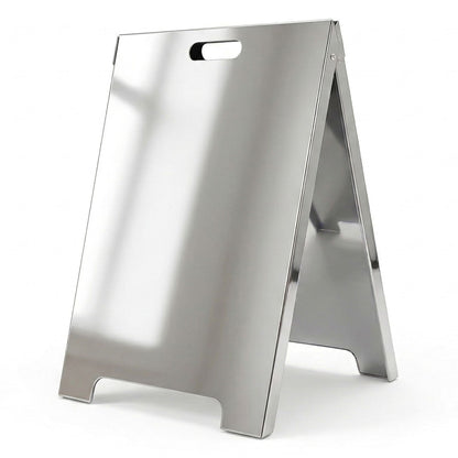 Kundenstopper Spiegeloptik, 60x90cm, Indoor