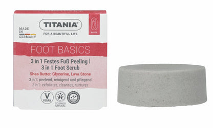 TITANIA 3in1 Festes Fuss Peeling 60g