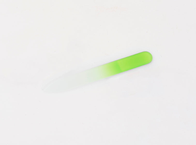 FINIGRANA - Glass Nail File 90mm Green - Smooth and Durable 🌟
