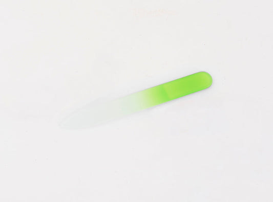 FINIGRANA - Glass Nail File 90mm Green - Smooth and Durable 🌟