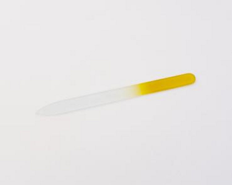 FINIGRANA - Glass Nail File 140mm Yellow - Smooth & Stylish Care 💅✨