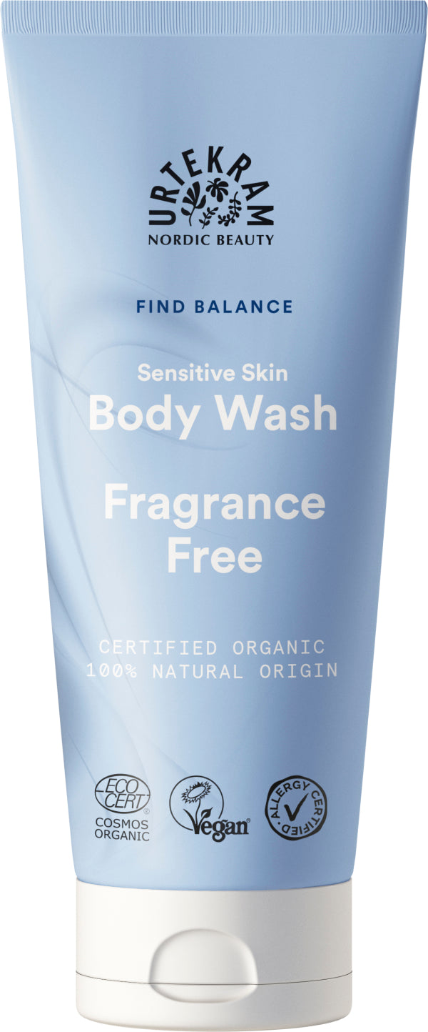 URTEKRAM - Sensitive Skin Body Wash - Fragrance-Free 🌿💧