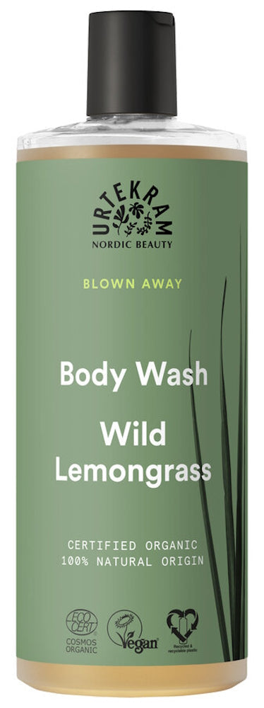 URTEKRAM - Body Wash Wild Lemongrass - Refreshing & Vegan 🌿🧼