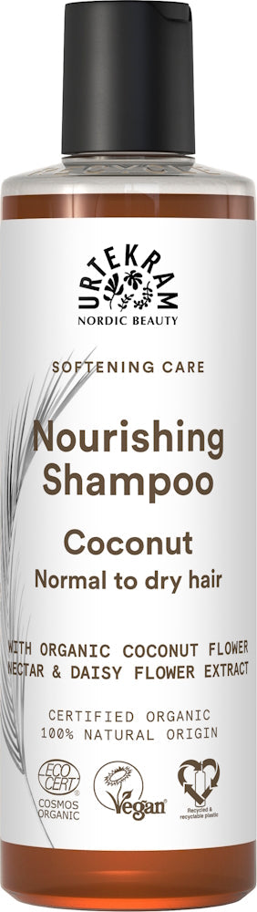 URTEKRAM - Coconut Shampoo - Nourishing Hydration for Normal Hair 🌴✨