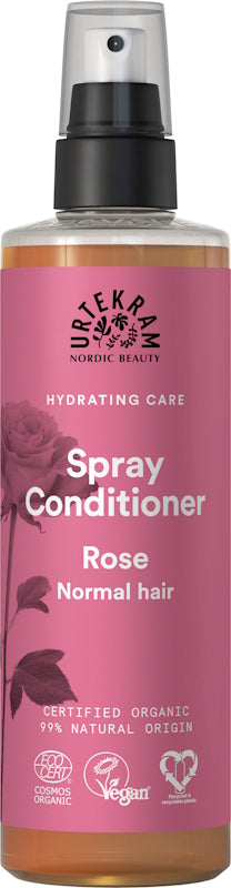 URTEKRAM - Rose Spray Conditioner - Pure Indulgence 🌹✨