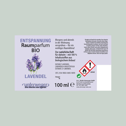 BIO Lavendel Raumparfüm von Unterweger – Alpenfrische & natürliche Entspannung