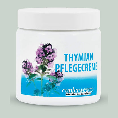 Thymian Pflegecreme Unterweger – Naturkosmetik mit Thymianöl zur Unterstützung bei Erkältung