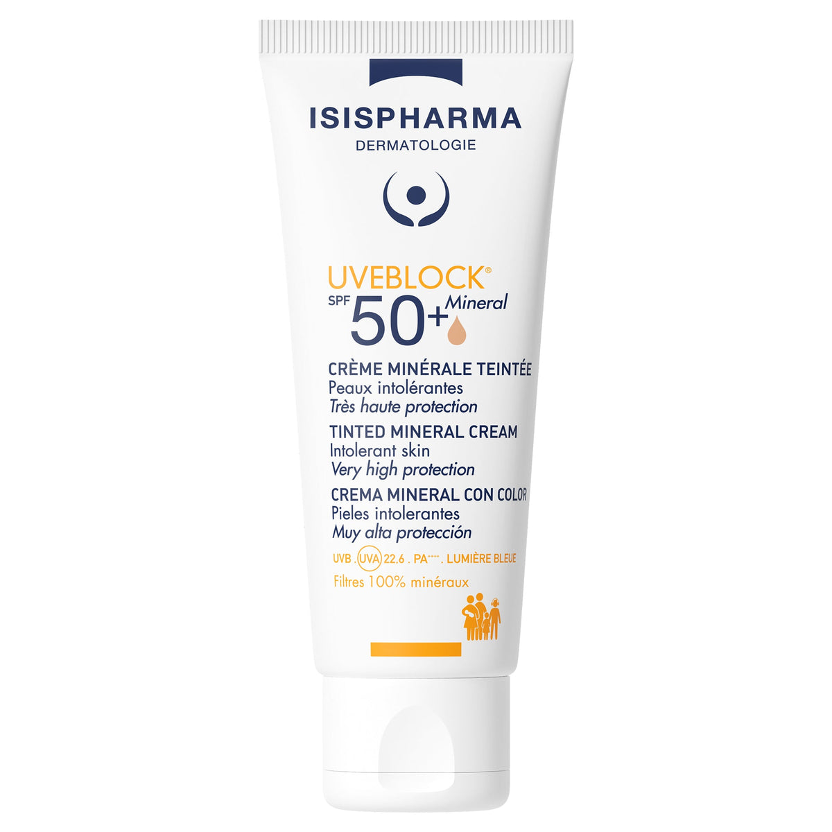 UVEBLOCK SPF50+ Mineral tinted