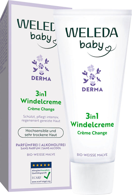 WELEDA Derma 3in1 Windelcreme Wei. Malve
