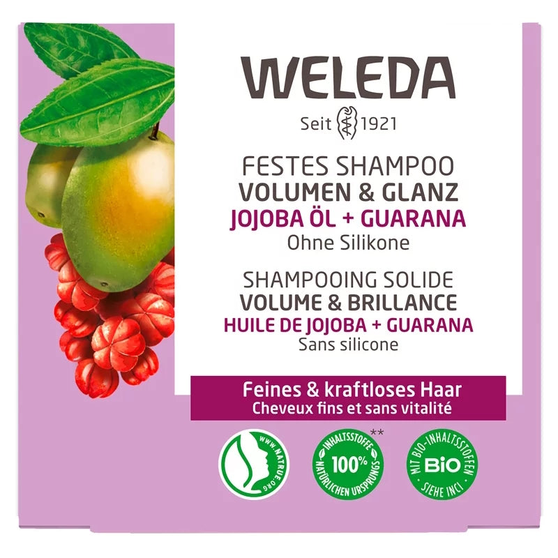 Weleda - Solid Shampoo Volume & Shine - Natural Radiance ✨🌿