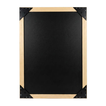 Wandkreidetafel Magnetisch 68x93cm, Holzrahmen Natur - B-Ware / Abverkauf