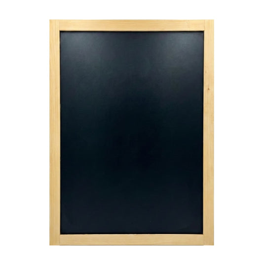 Wandkreidetafel Magnetisch 79x109cm, Holzrahmen Natur - B-Ware / Abverkauf