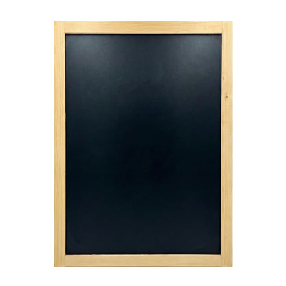 Wandkreidetafel Magnetisch 68x93cm, Holzrahmen Natur - B-Ware / Abverkauf