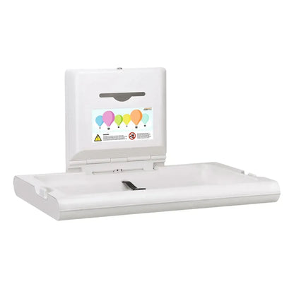 Wickeltisch BIANCO horizontal – weiss, klappbar, antibakteriell