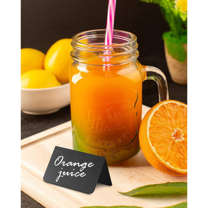 Mini Tischkreidetafel | A-Aufsteller, 10er Set