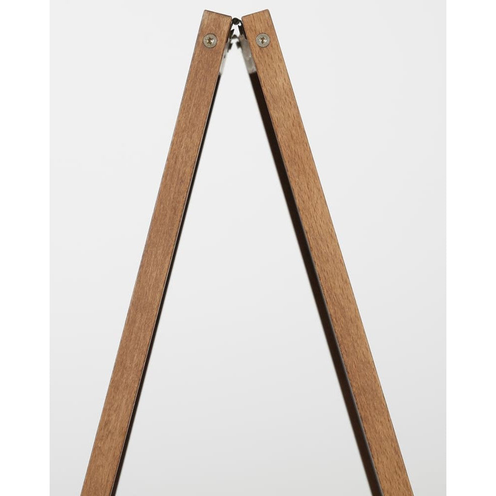 Holz Kundenstopper 95x54cm, Magnetisch, Dunkelbraun, Outdoor