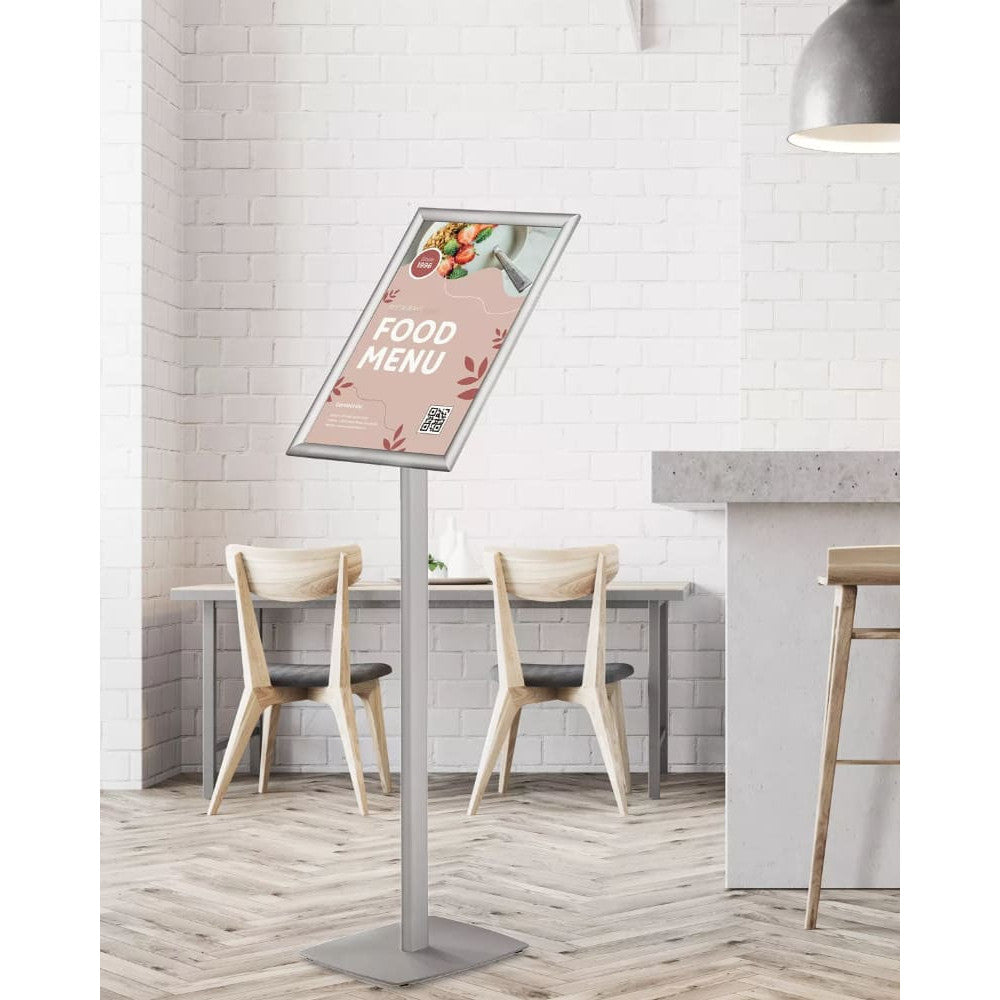 Infoständer Classic, DIN A3, Silber