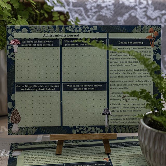 Achtsamkeitsjournal A5 - Pilze