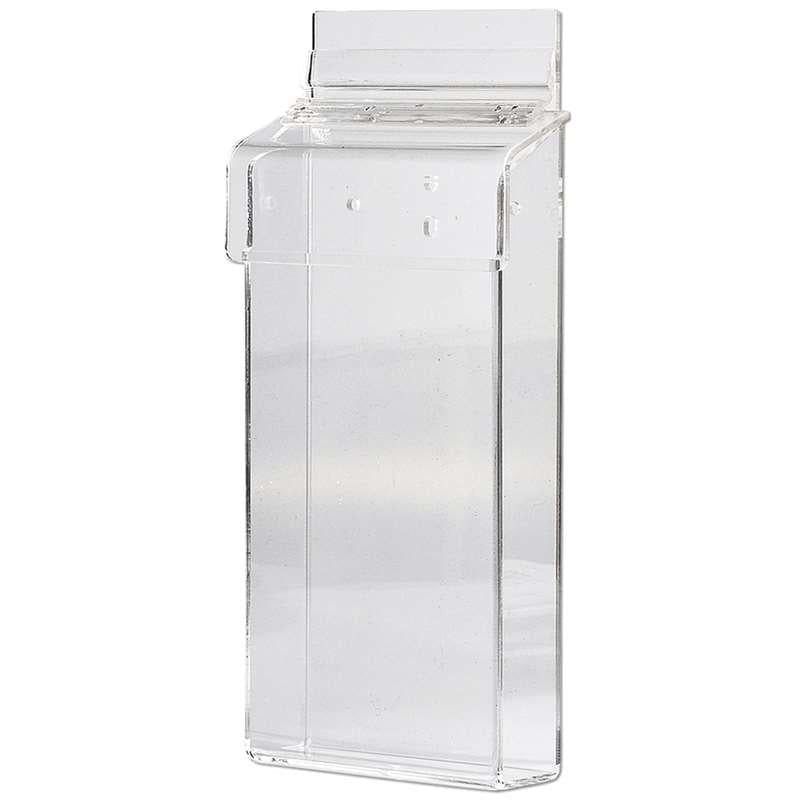 Acryl Prospektbox für Kundenstopper, Wandprospektbox - Wandhalter - Speedjust Schweiz