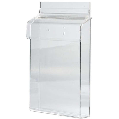 Acryl Prospektbox für Kundenstopper, Wandprospektbox - Wandhalter - Speedjust Schweiz