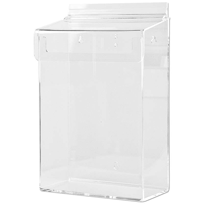 Acryl Prospektbox für Kundenstopper, Wandprospektbox - Wandhalter - Speedjust Schweiz