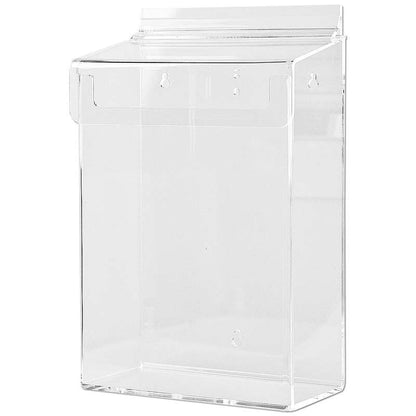 Acryl Prospektbox für Kundenstopper, Wandprospektbox - Wandhalter - Speedjust Schweiz