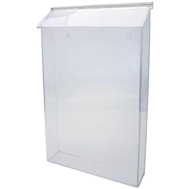 Acryl Prospektbox für Kundenstopper, Wandprospektbox - Wandhalter - Speedjust Schweiz