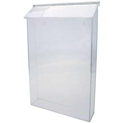 Acryl Prospektbox für Kundenstopper, Wandprospektbox - Wandhalter - Speedjust Schweiz