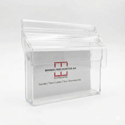 Acryl Visitenkartenbox, Wandvisitenkartenhalter - Wandhalter - Speedjust Schweiz