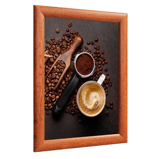 Alu Klapprahmen, 25mm, Holzoptik - Posterrahmen - Speedjust Schweiz