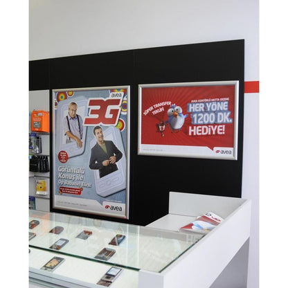 Alu Klapprahmen Standard, 25mm, Silber - Posterrahmen - Speedjust Schweiz