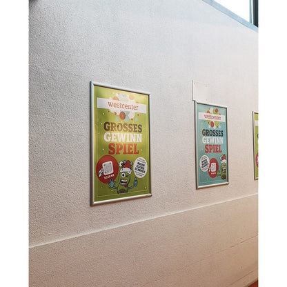 Alu Klapprahmen Standard, 25mm, Silber - Posterrahmen - Speedjust Schweiz