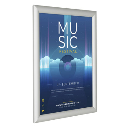 Alu Klapprahmen Standard, 25mm, Silber - Posterrahmen - Speedjust Schweiz