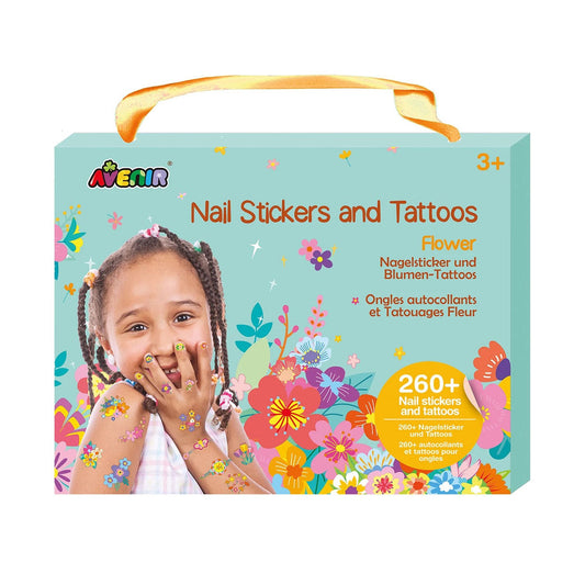 Nagelsticker & Tattoos Blumen