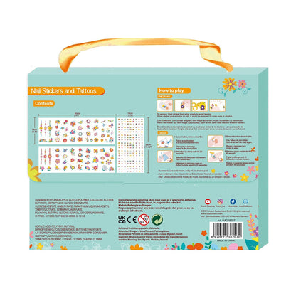 Nagelsticker & Tattoos Blumen