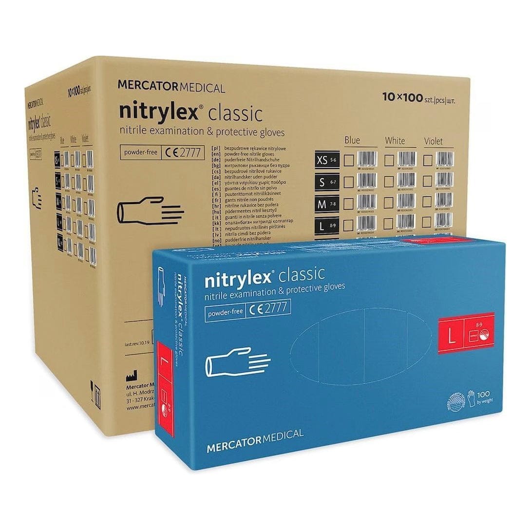 Mercator Nitrylex Classic Nitril Handschuhe 100 Stk./Box