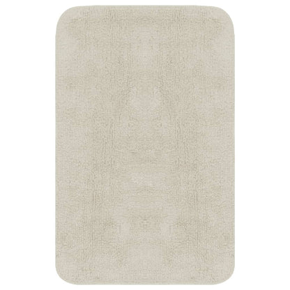 Badematten - Set 2 - tlg. Stoff Weiß - Badematten & Badteppiche - Speedjust Schweiz