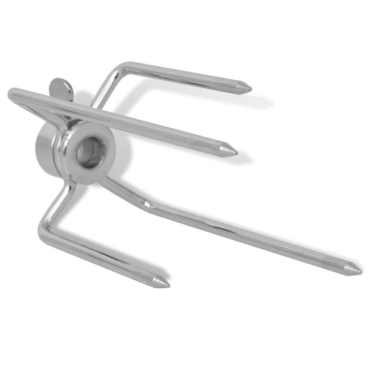 BBQ Rotisserie Spießgabeln 2 Stk Stahl - Speedjust Schweiz