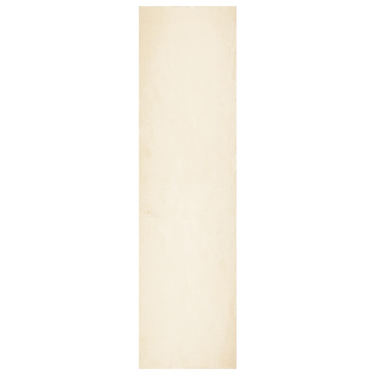 Bereichsteppiche Rechtwinklig HUARTE Creme 500 x 80 cm - Speedjust Schweiz